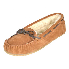 2019 Indoor Outdoor Sheepskin Slip On House Slippers Winter Hairy Women Ladies Flat Casual Loafers Shoes